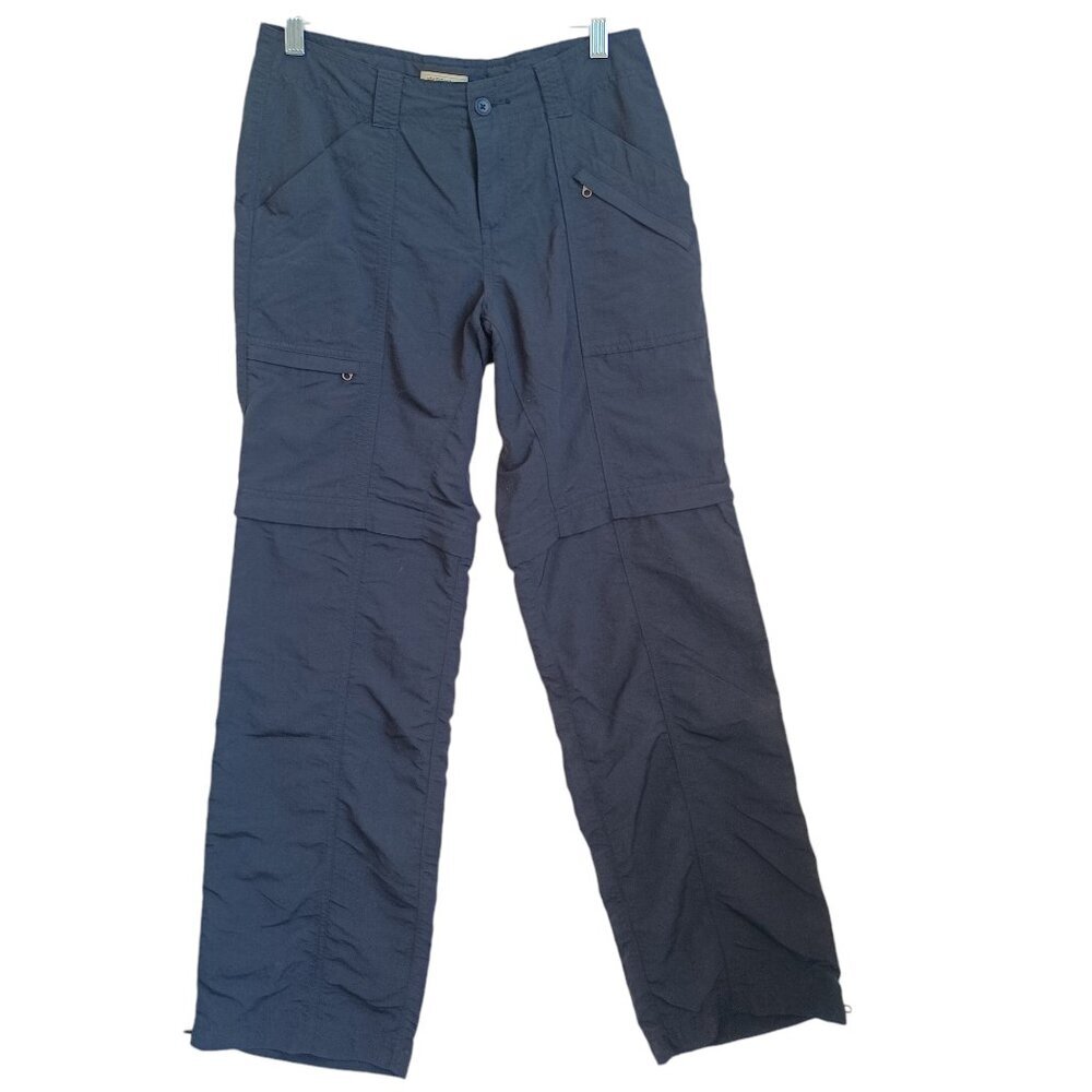 Royal Robbins Hiking Pants Black Outdoor Cargo‎ Activewear Womens 4